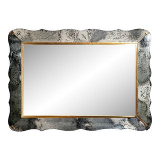 Vintage High End Designer 1940s Italian / French Style Mirror by Nurre Company For Sale