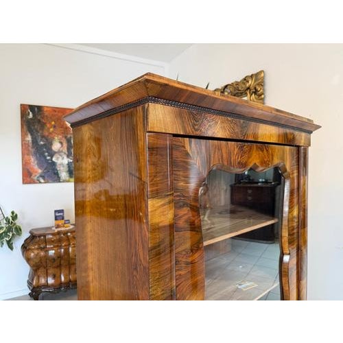 Antique Late Biedermeier Display Cabinet For Sale - Image 15 of 18
