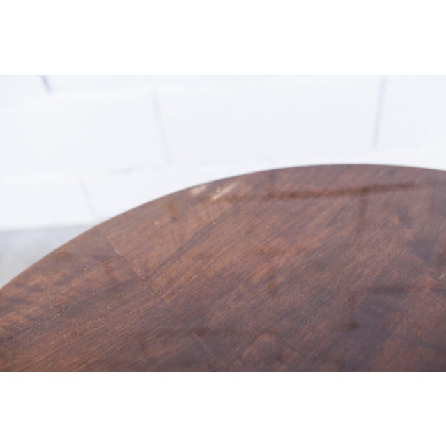 1960s Tripod Coffee Table in Varnished Mahogany, 1960s For Sale - Image 5 of 17