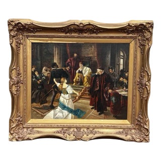After Carl Becker, Othello and Desdemona Act 1, Canvas, Framed For Sale