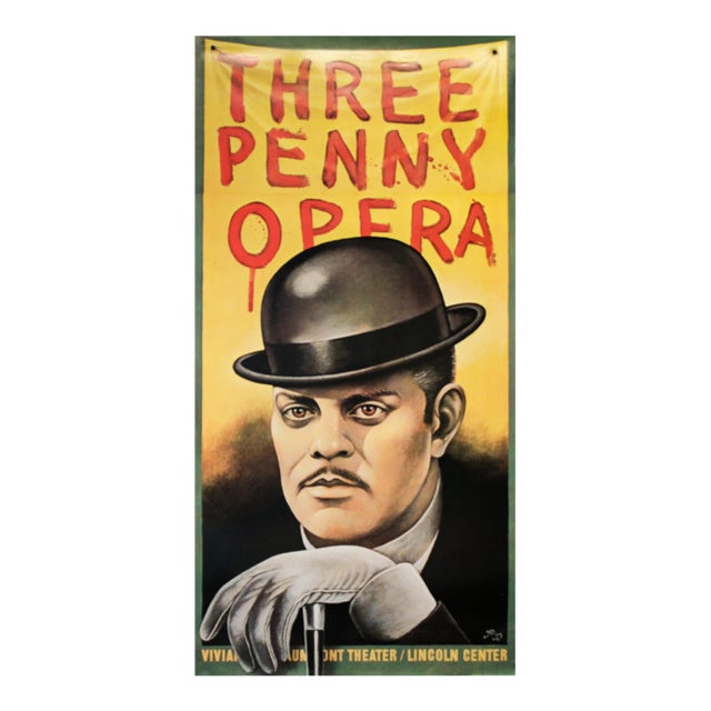1994 Original American Opera Poster, the Three Penny Opera (The 100 Best Posters Collection) For Sale
