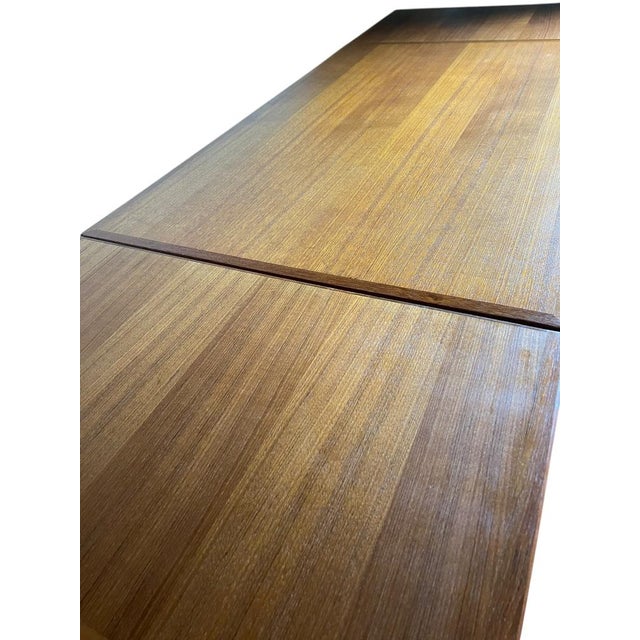 Danish Extendable Teak Dining Table by Willy Sigh for H. Sigh and Sons Mobelfabrik, 1960s For Sale - Image 4 of 13