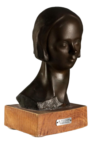 Giovanni Tizzano, Bust, 20th Century, Bronze
