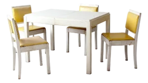 Mid-Century Dining Table and Chairs Set