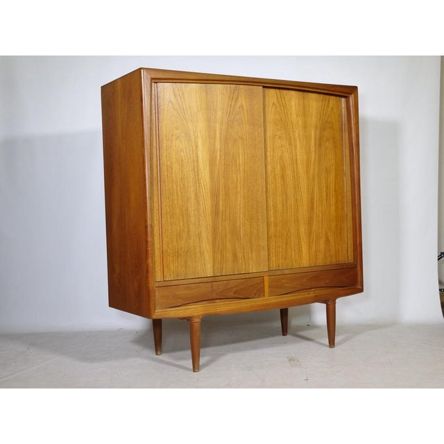 Mid-Century Modern Teak Highboard by Axel Christensen for ACO Møbler, 1960s For Sale - Image 6 of 14