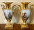 Antique Early 19th Century French Empire Paris Porcelain Vases or Urns Decorated With Neapolitan Port Scenes & Swan Handles, Circa 1820 - A Pair For Sale - Image 14 of 18