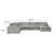 Cali Slate 7-Piece Performance Fabric Modular Large Chaise Sectional For Sale In Los Angeles - Image 6 of 7