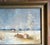 Wood Early 20th Century Hungarian Impressionist Winter Landscape, Paris 1901 For Sale - Image 7 of 13