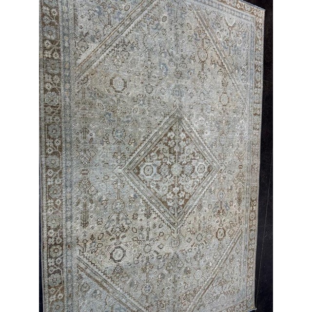Early 21st Century Turkish Vintage Rug 4' x 6'3" For Sale - Image 5 of 6
