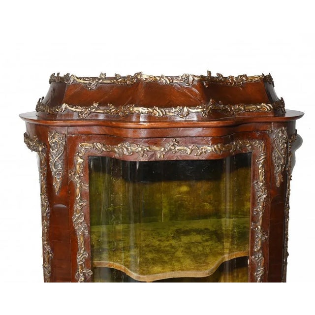 Louis XVI French Display Cabinet Inlay Bijouterie, 1890s For Sale - Image 3 of 11