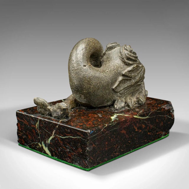 1850's Antique Serpentine Paperweight For Sale - Image 4 of 12