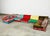 Iconic Mah Jong sofa designed by Hans Hopfer for Roche Bobois featuring Kenzo Takada and Missoni fabric. The mid-century...