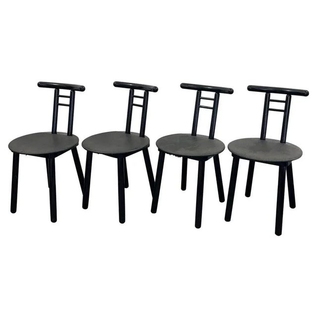 Vintage Italian Chairs, 1980s, Set of 4 For Sale - Image 14 of 14