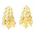 Vintage 18 Karat Gold Pierced Earrings Italian For Sale