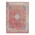 Vintage Soft Red Sarouk Handwoven Area Rug 8ft X 11ft For Sale