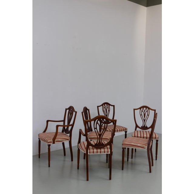 Danish Hepplewhite Mahogany Dining Chairs from Farre Møbelfabrik, 1970s, Set of 6 For Sale - Image 6 of 18