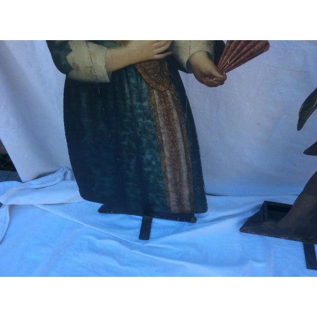 Wood Antique English Oak Dummy Boards - a Pair For Sale - Image 7 of 11