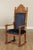 Antique Carved Walnut Renaissance Revival Style Throne Armchair For Sale - Image 13 of 18