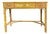 Vintage Cane & Bamboo Dressing Table / Desk/ Console Table For Sale