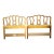 Near Pair Drexel Mid Century Provincial Style Giltwood Twin Size Headboards - Set of 2 For Sale