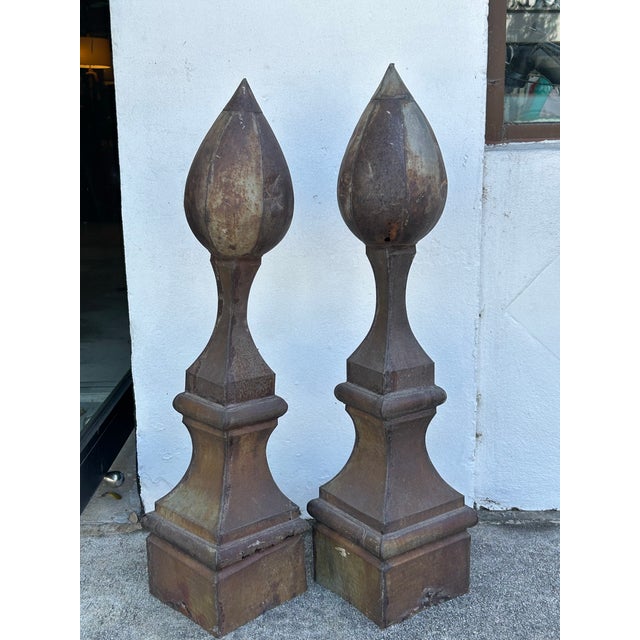 Rustic European Antique Pair of Architectural Remnants For Sale - Image 3 of 6