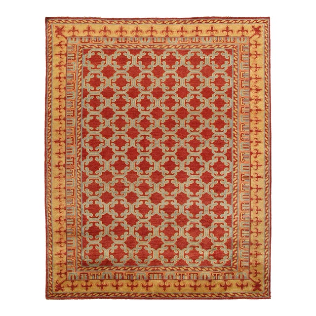 Fine Hand Knotted Khotan Design For Sale