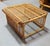 1970s Restored Skeleton Italian Pencil Reed Rattan Ottoman Footstool in the Style of Franco Albini For Sale In Los Angeles - Image 6 of 9