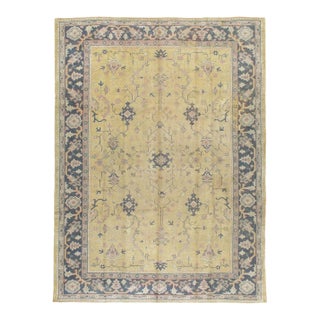 Galerie Shabab Collection Early 20th Century Turkish Oushak Room Size Carpet For Sale