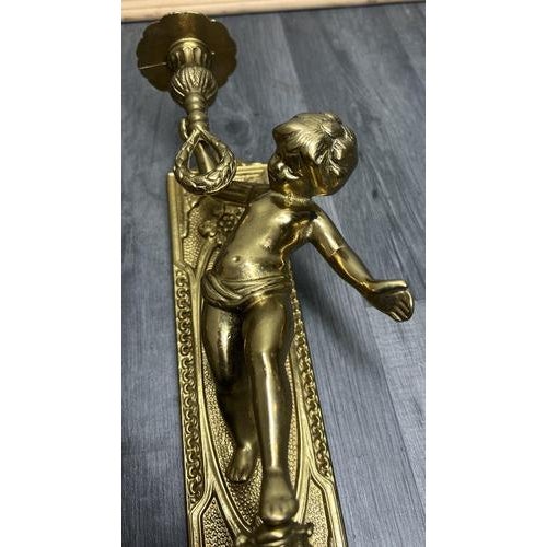 Vintage French Style Wall Candleholders, Set of 2 For Sale - Image 6 of 15