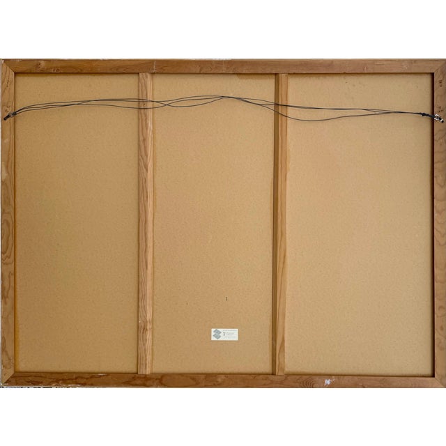 Tom Lieber, Large Abstract Expressionist Color Monotype Oil Painting Tom Lieber Mixed Media, 1987 For Sale - Image 10 of 10