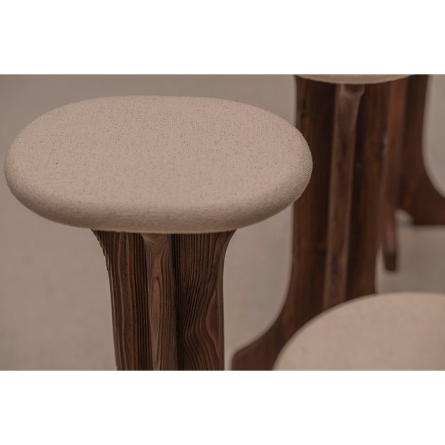 Brutalist Bar Stools, 1960s, Set of 4 For Sale - Image 6 of 17