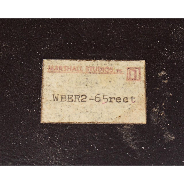 Martz Marshall Studios Walnut and Ceramic Bookends, a Pair For Sale In Indianapolis - Image 6 of 7