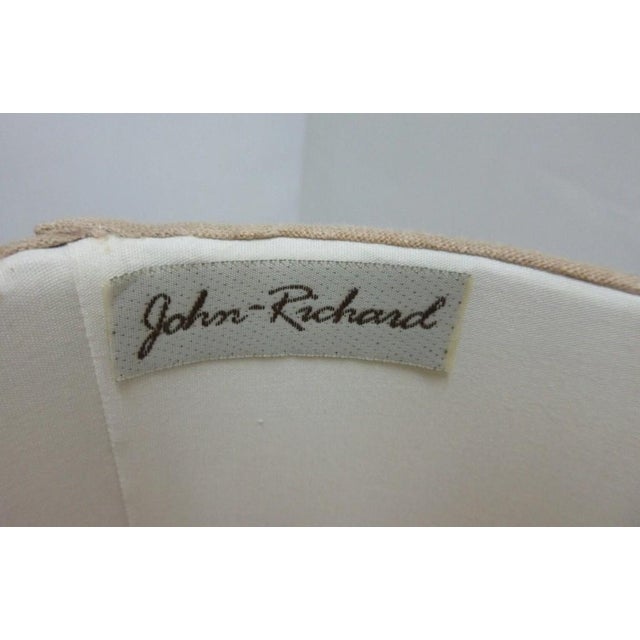 1990s John Richard French Beaded Victorian Hanging Purse Italian Regency Table Lamp W/ Shade For Sale - Image 11 of 12