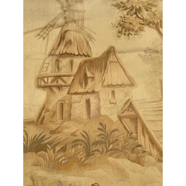 Large Antique French Aubusson Tapestry, 1890s For Sale - Image 6 of 18