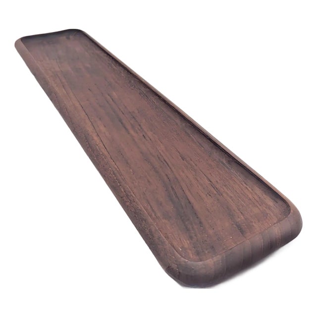 1960s Danish Teak Wood Tray For Sale