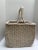 Off-white Large Rustic Vintage Storage Decor Basket For Sale - Image 8 of 9