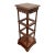 Late 18th Century Victorian Eastlake-Style Mahogany Three-Tier Plant Stand or E’tag’ere With Carved Details and Turned Spindles For Sale