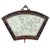 Early 20th Century Vintage Chinese Fan-Shaped Wall Plaque With Tassel For Sale - Image 9 of 10
