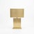 Monumental brass table lamp by Curtis Jere, or C. Jere. Entirely made of brass, this lamp epitomes the style and...