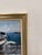 Alan Kingsbury to Lands End Giclee Framed. Gold frame, group of people and dog on a motorcycle by the coast. Original...