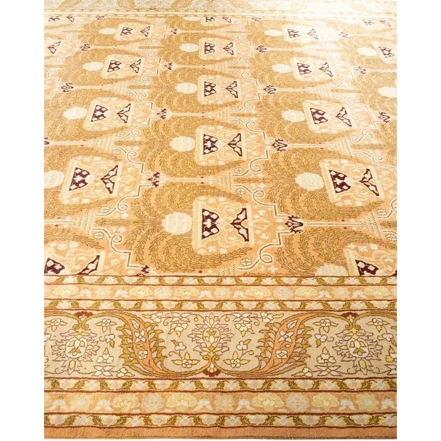 Solo Rugs Mogul, One-of-a-Kind Hand-Knotted Area Rug in Brown, 9' 0" x 12' 5" For Sale - Image 4 of 8