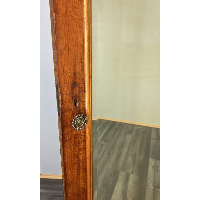 French Wall Mirror with Mahogany Frame For Sale - Image 5 of 10