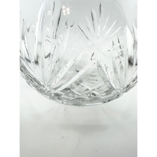 Vintage Cut Crystal Bowl For Sale - Image 4 of 6