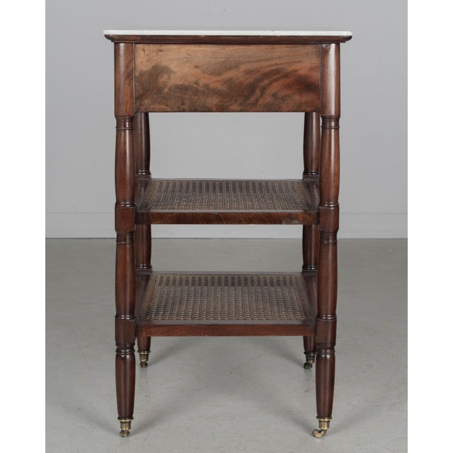 Wood 19th Century Louis Philippe Mahogany Side Table For Sale - Image 7 of 12