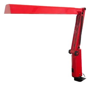 Late 20th Century Desk Lamp in Red Metal from Fagerhult, Sweden