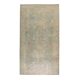 Light Blue Antique Indian Rug no. 10317 For Sale