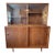1950s Scandinavian Teak China Cabinet For Sale