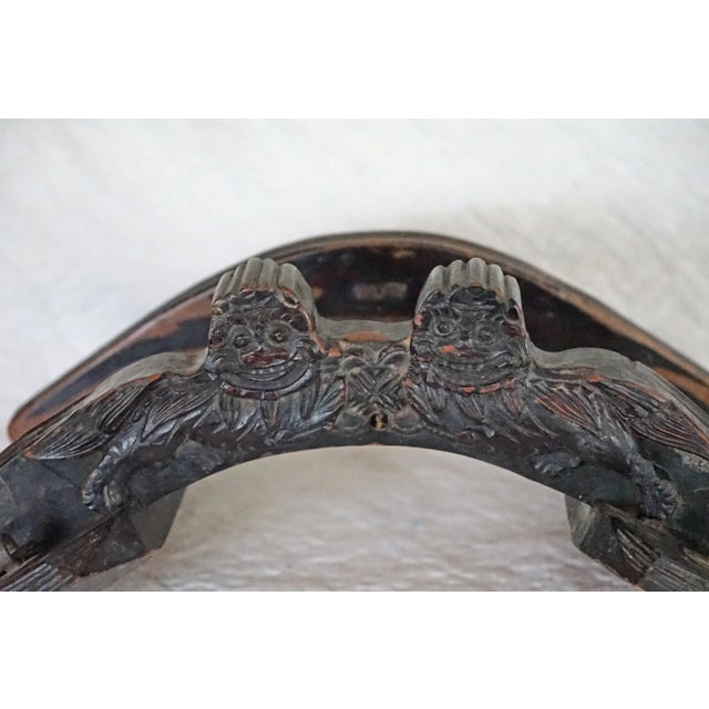 Qing Dynasty antique wooden pack saddle, not a riding saddle Pack saddles were used to transport objects,food,supplies...