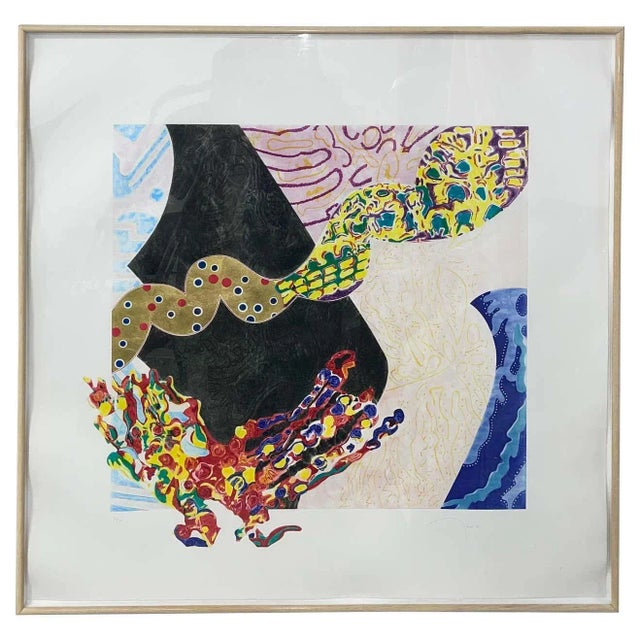 Nancy Graves 1988 “Borborygmi” Painting For Sale - Image 13 of 13