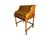 Vintage C .1970's Solid Oak Bradford Style Mini Roll-Top Desk For Sale - Image 4 of 11